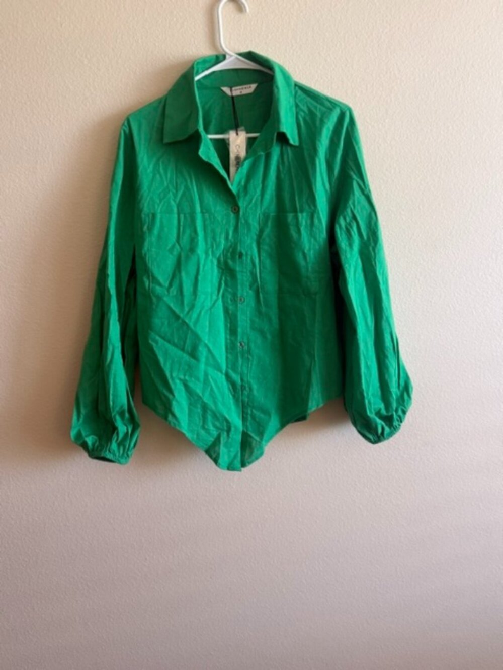 commense long-sleeve button-down shirt 100 cotton